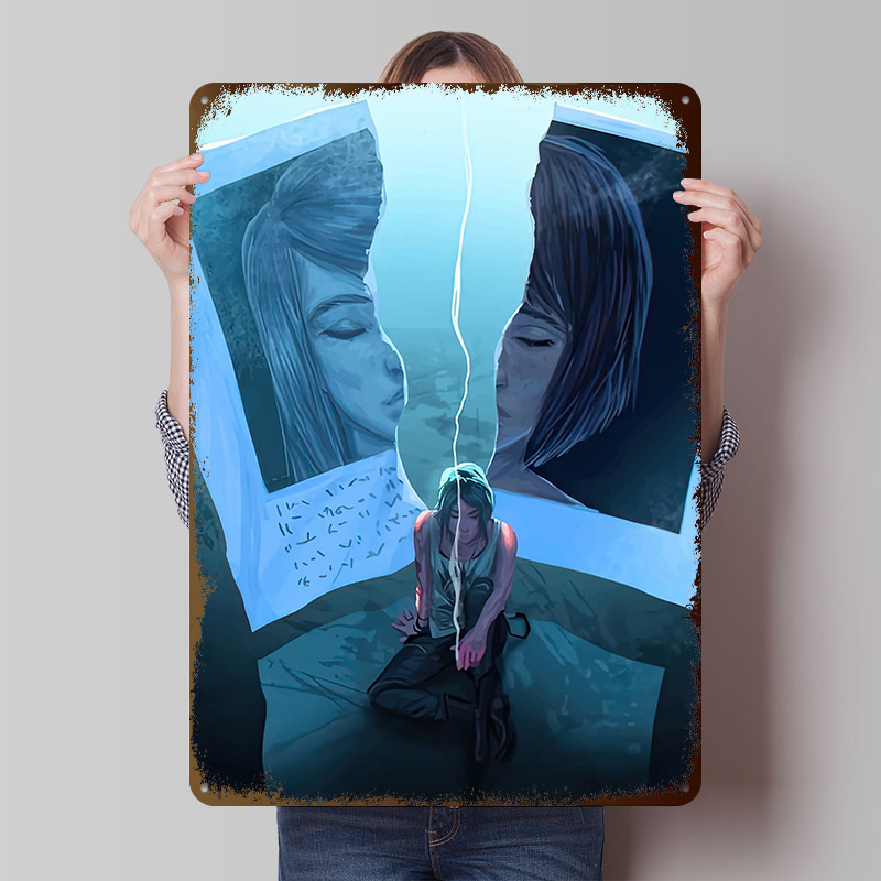 Retro Gaming Life - Plakat Life Is Strange, personalizowane metalowe