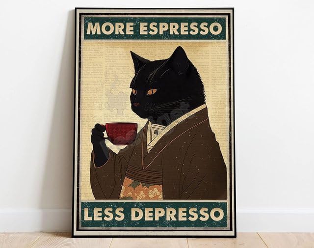 Retro Gaming Pictures - Retro Metalowy Znak Blaszany Więcej Espresso