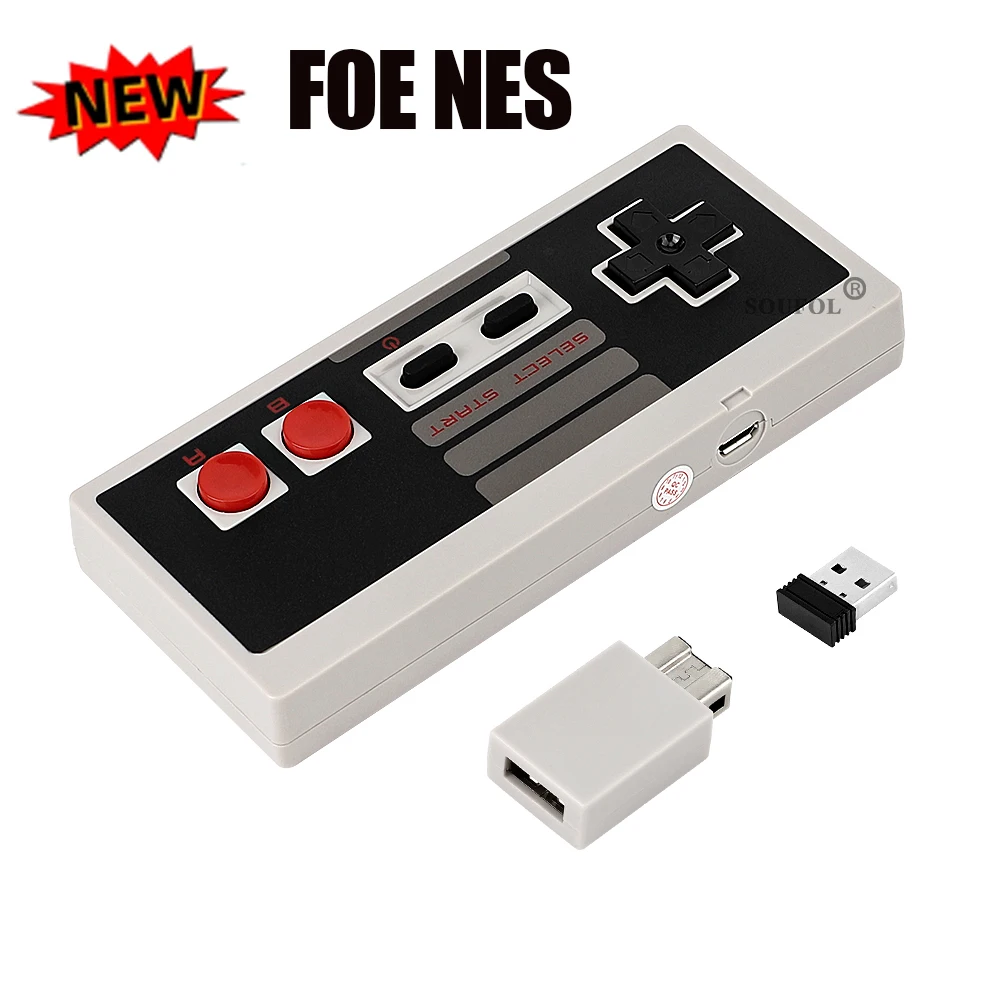 Nes Controller Usb - Kontroler bezprzewodowy USB 2.4 GHz Gamepad