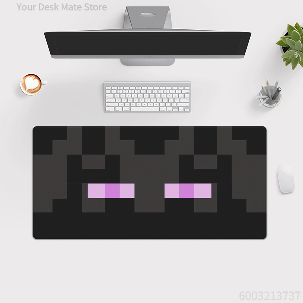 Retro Gaming Keyboard And Mouse - Geometryczna duża podkładka na biurko, podkładka