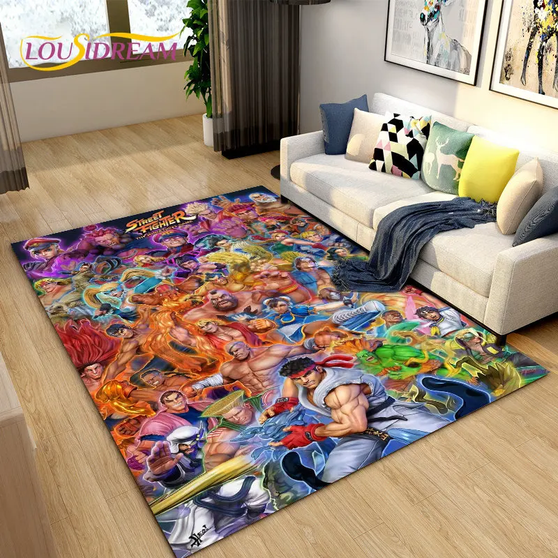 Retro Gaming Rug - Dywanik Retro Gra Street Fighter Obszar