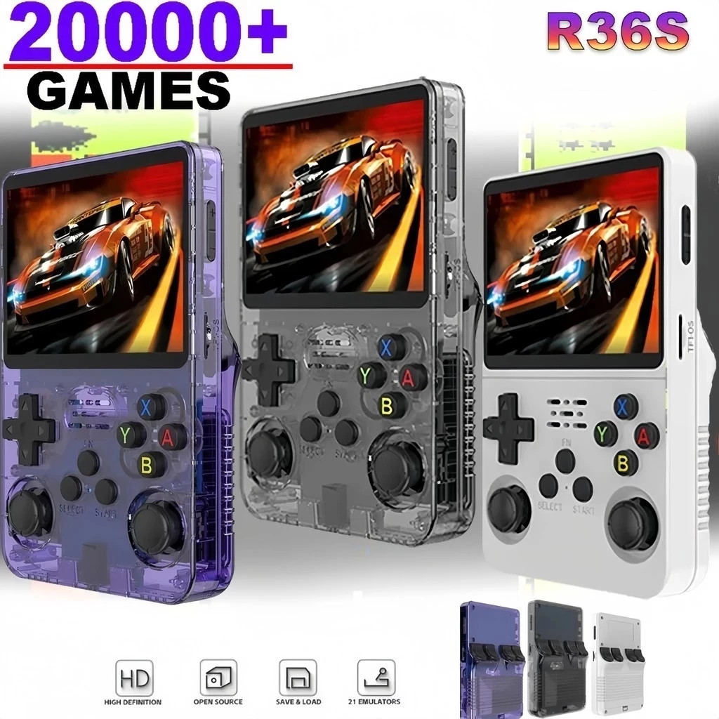 Retro Gaming Xbox 360 - Mini R36S Retro Konsola Przenośna do