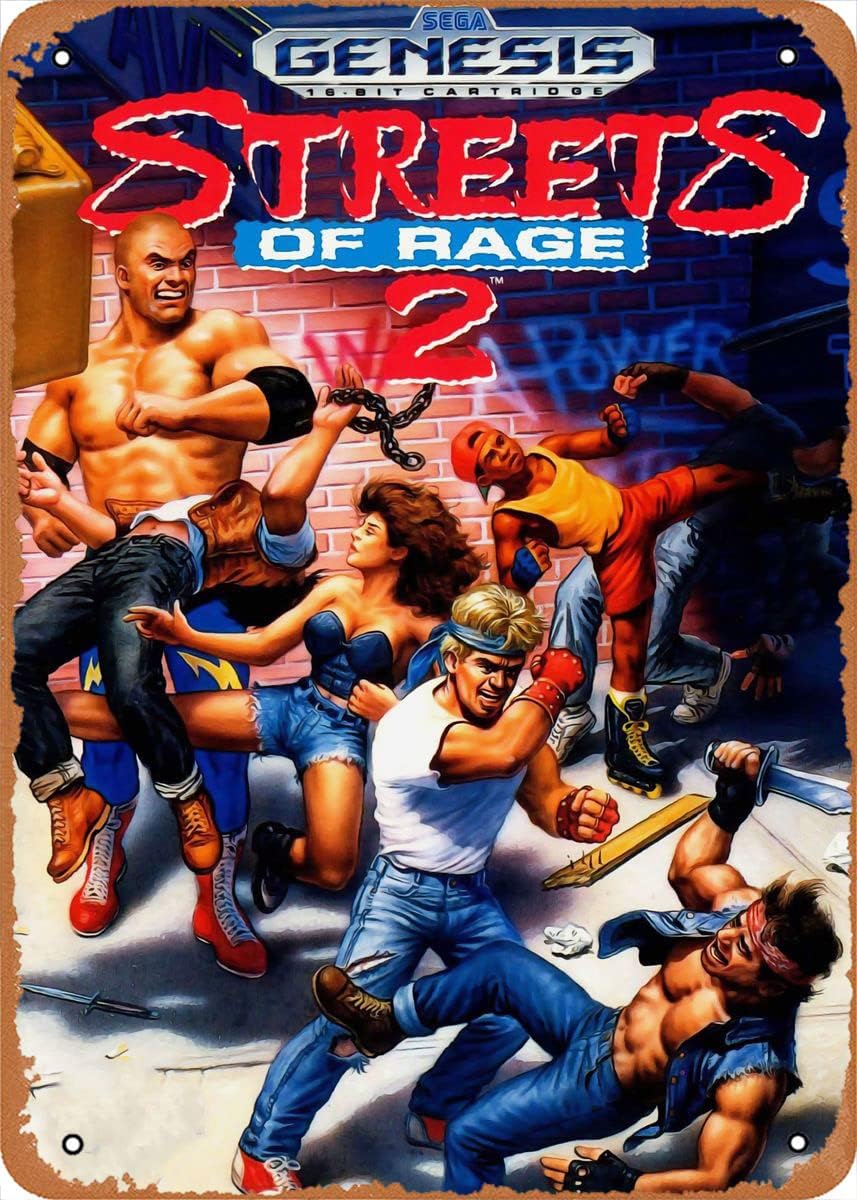 Retro Gaming Pictures - Metalowy plakat z klasyczną grą arcade