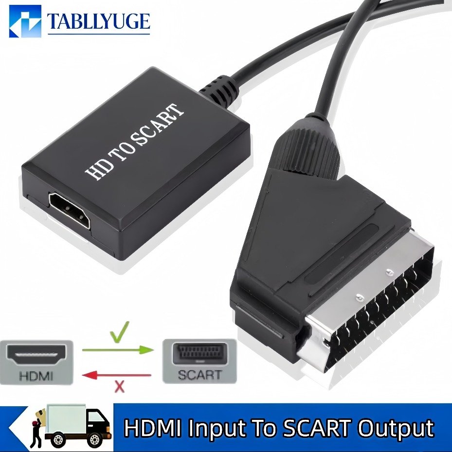 Scart To Hdmi - Adapter wzmacniacza wideo i audio SCART
