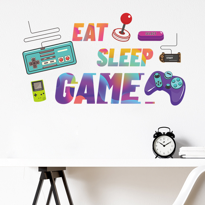 Retro Gaming Cabinet - Naklejki ścienne 