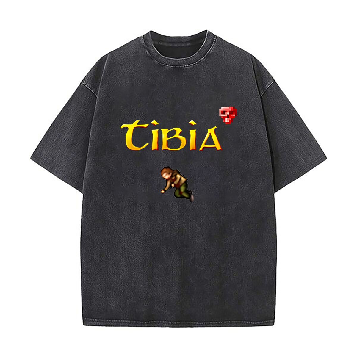 Retro Gaming Shops - Tibia Game - Koszulka inspirowana grą,