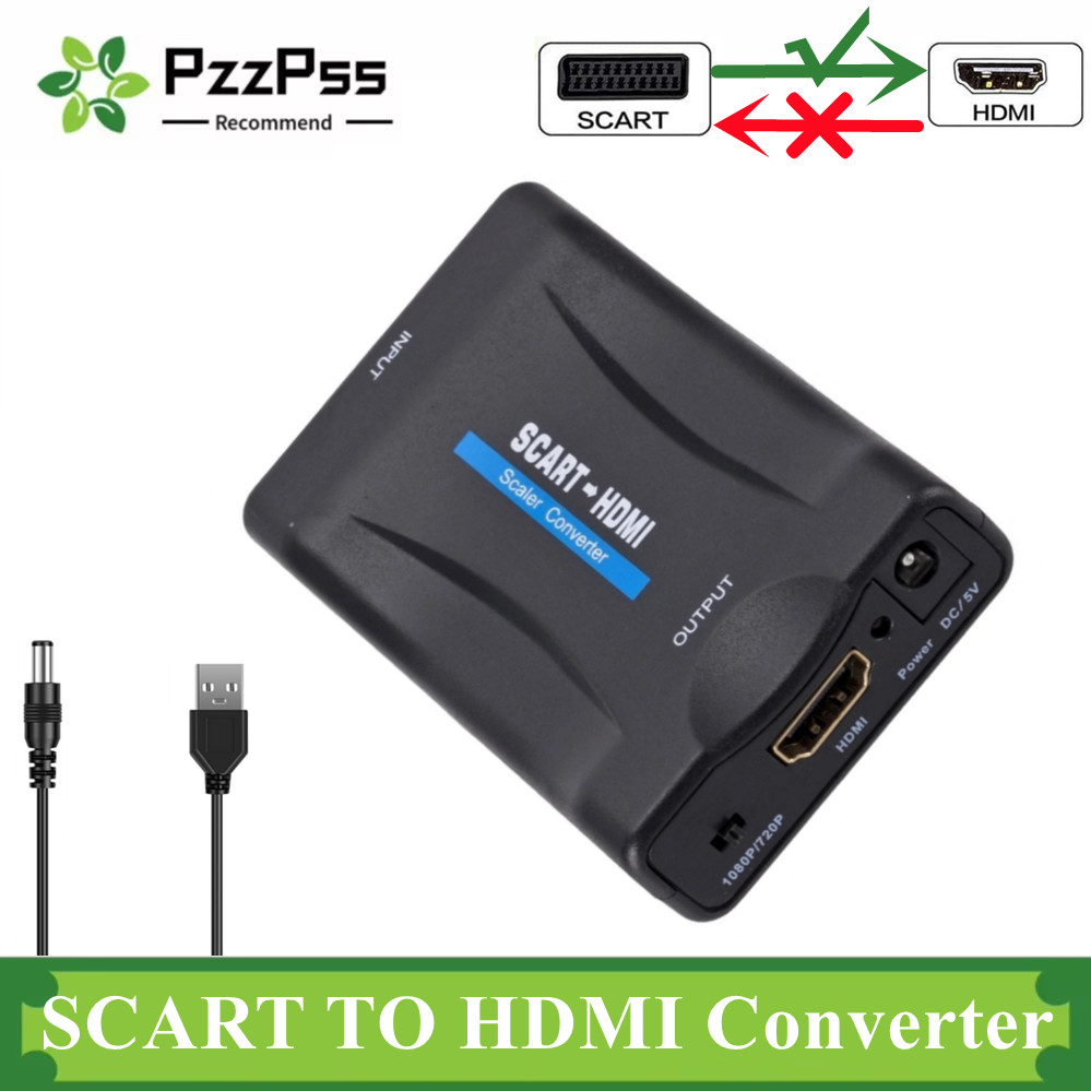 Scart To Hdmi - Konwerter SCART na HDMI 1080P z