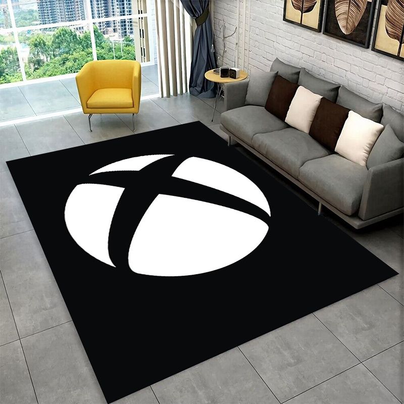 Retro Gaming Rug - Retro Dywanik z Logo Gracza Xbox
