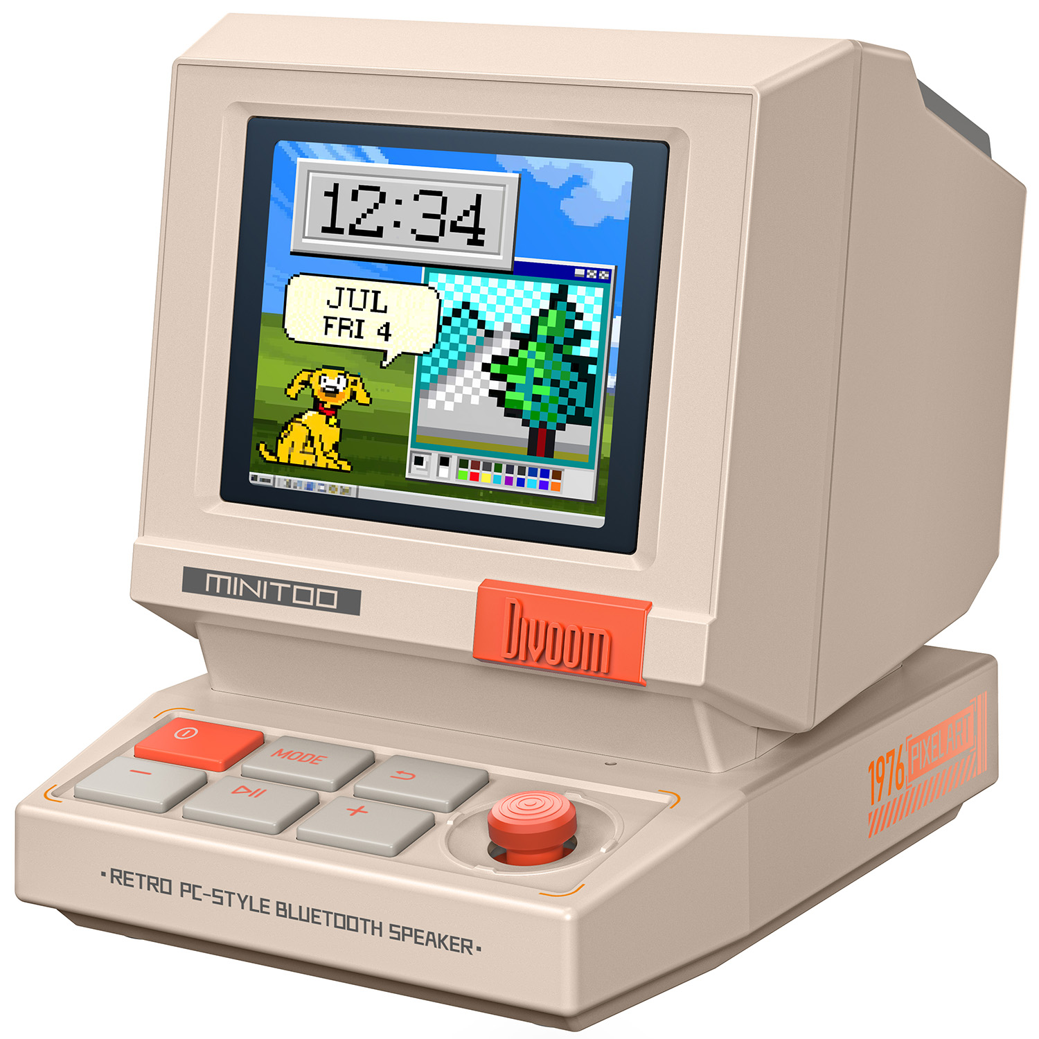Retro Gaming Cabinet - Divoom MiniToo Retro Głośnik Bluetooth Przenośny