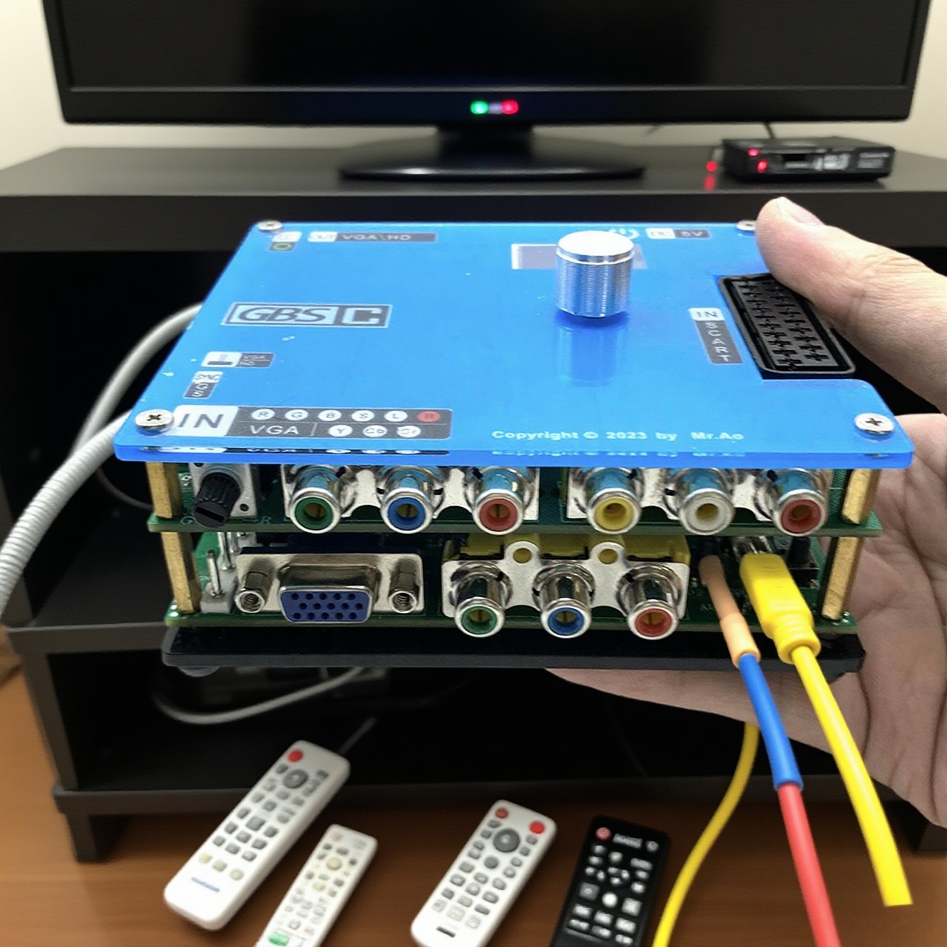 Scart To Hdmi - Konwerter sygnału GBS do gier wideo,
