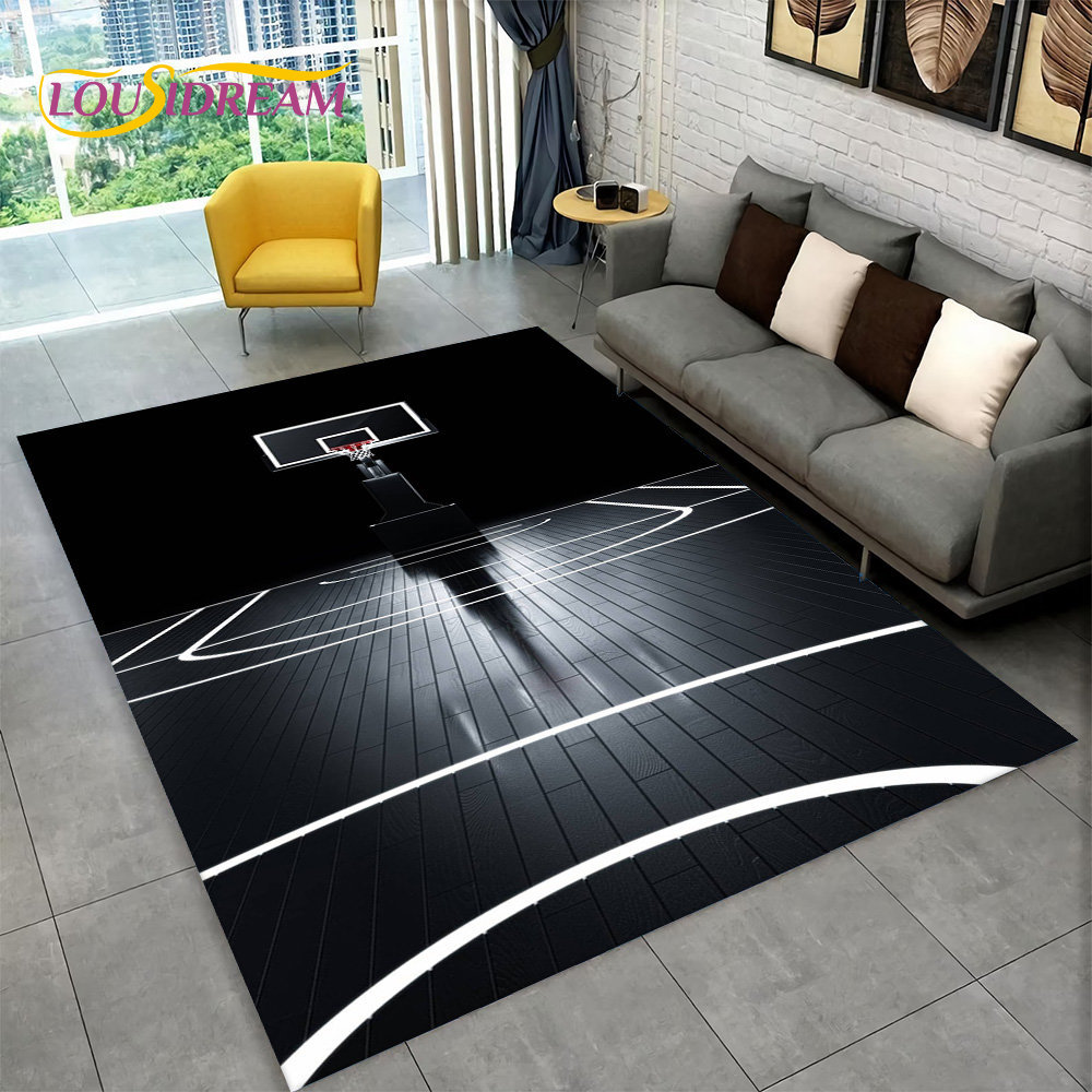 Retro Gaming Rug - 3D Cartoon Cour Cartoon dywan do