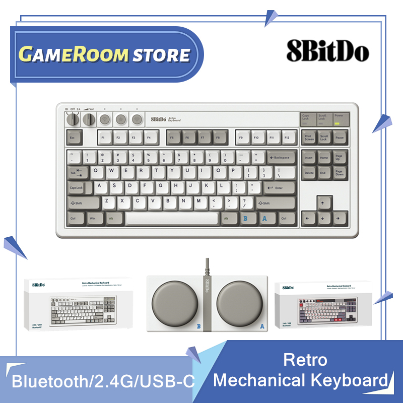 Retro Gaming Keyboard - Klawiatura mechaniczna 8Bitdo Retro, klawiatura do