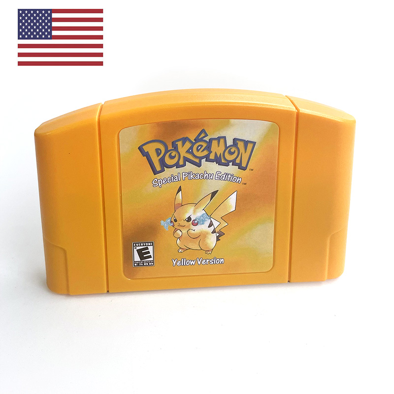 Retro Gaming Room - Wersja USA NTSC Angielska Pokemon Yellow