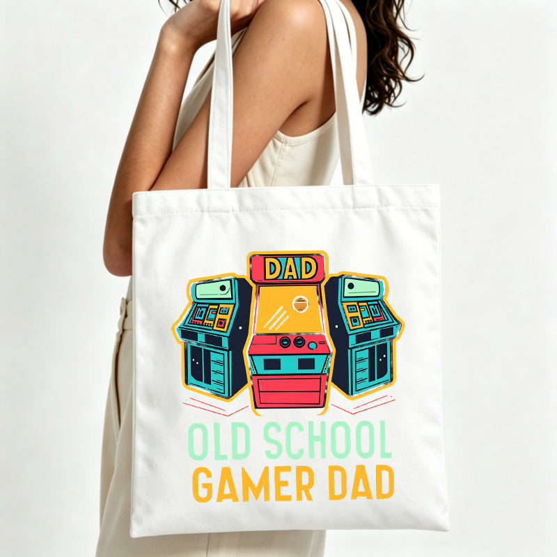 Retro Gaming Shops - Damska torba płócienna w stylu retro