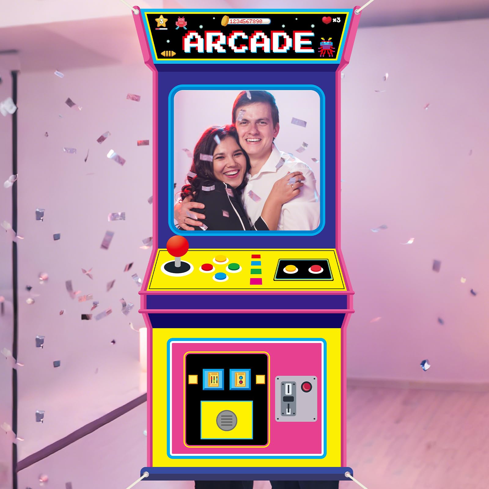 Tło fotograficzne w stylu retr – Retro Gaming Banner recenzja i cena