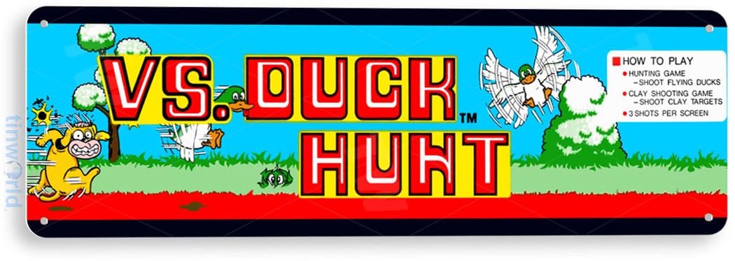 TIN SIGN Duck Hunt Arcade Marq – Retro Gaming Shops recenzja i cena