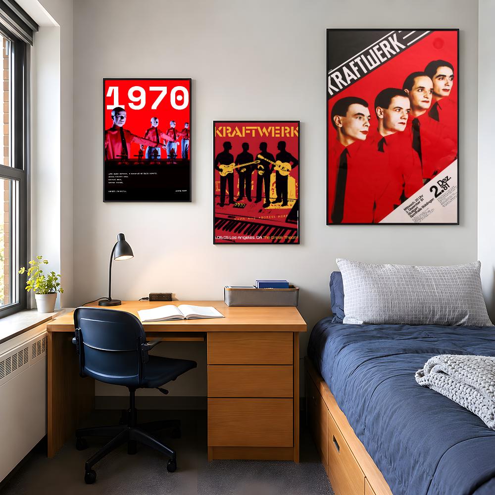 Muzyczny plakat retro Kraftwer – Retro Gaming Life recenzja i cena