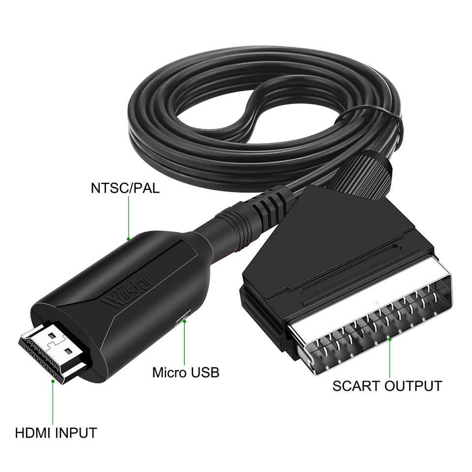 Konwerter kabla zgodny z HDMI  – Scart To Hdmi recenzja i cena