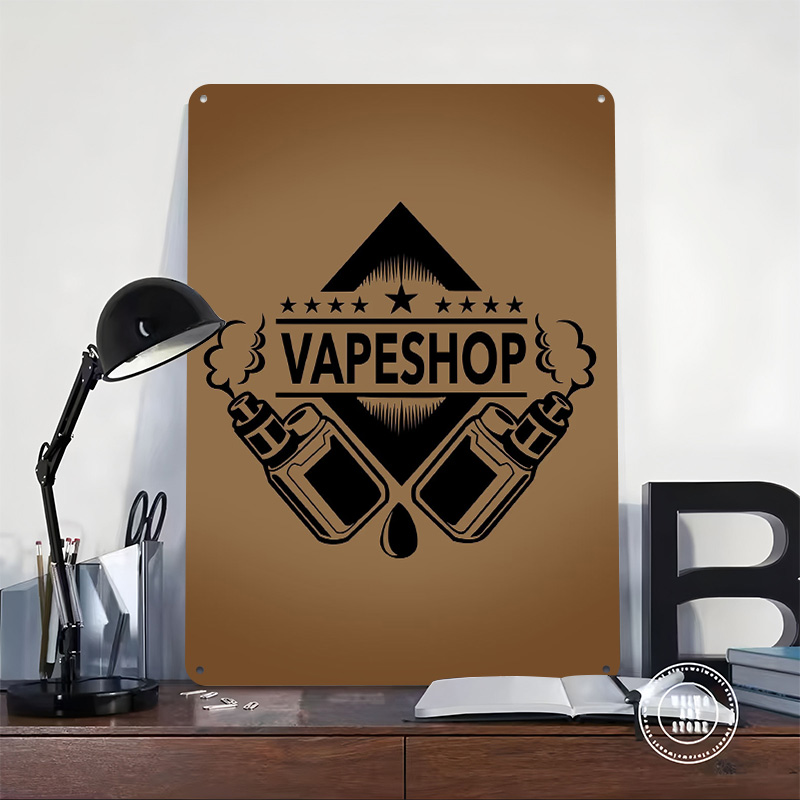 Plakaty z logo sklepu z vape,  – Retro Gaming Shops recenzja i cena