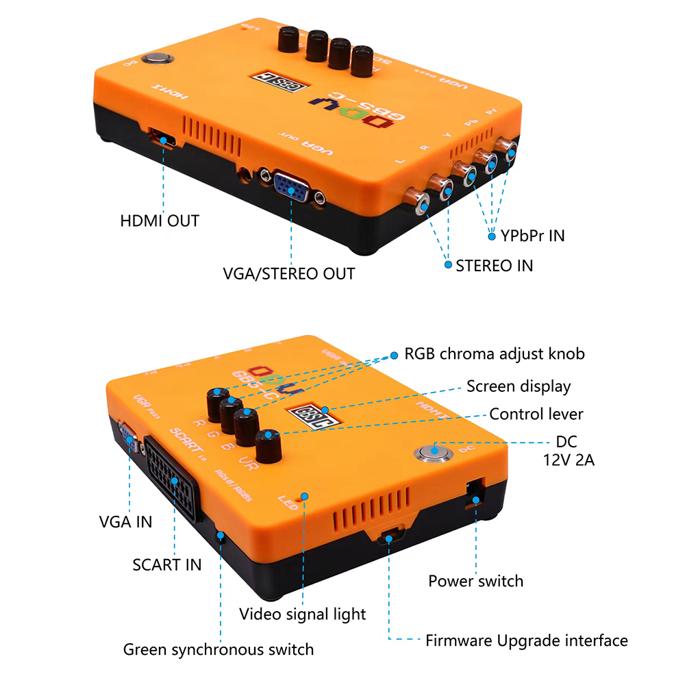 Adapter konwertera ODV-GBS-C,  – Scart To Hdmi recenzja i cena