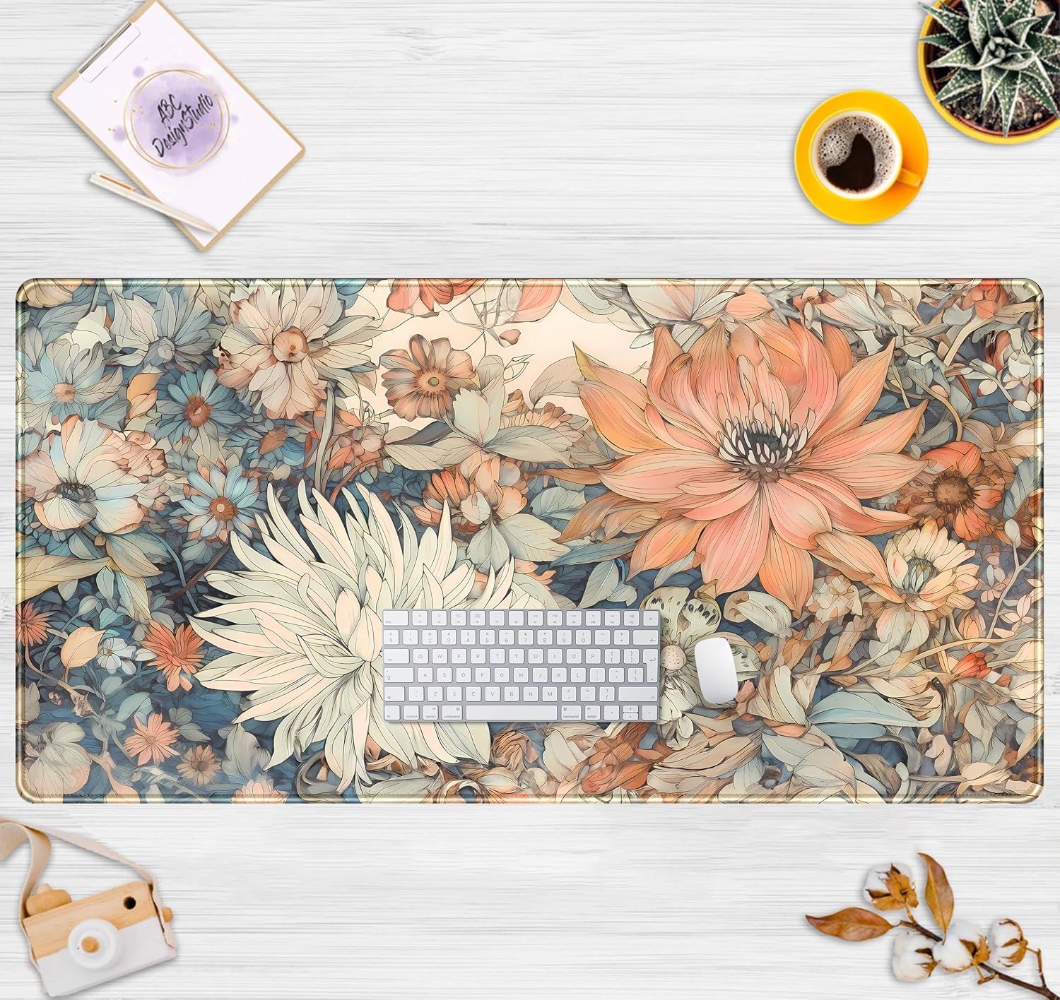 Retro japońska podkładka na bi – Retro Gaming Keyboard And Mouse recenzja i cena