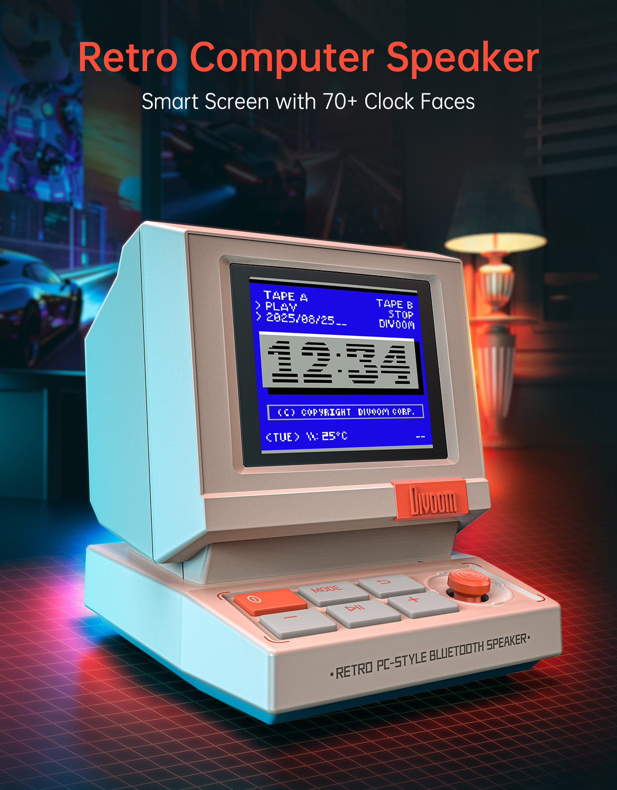 Divoom MiniToo Retro Głośnik B – Retro Gaming Cabinet recenzja i cena