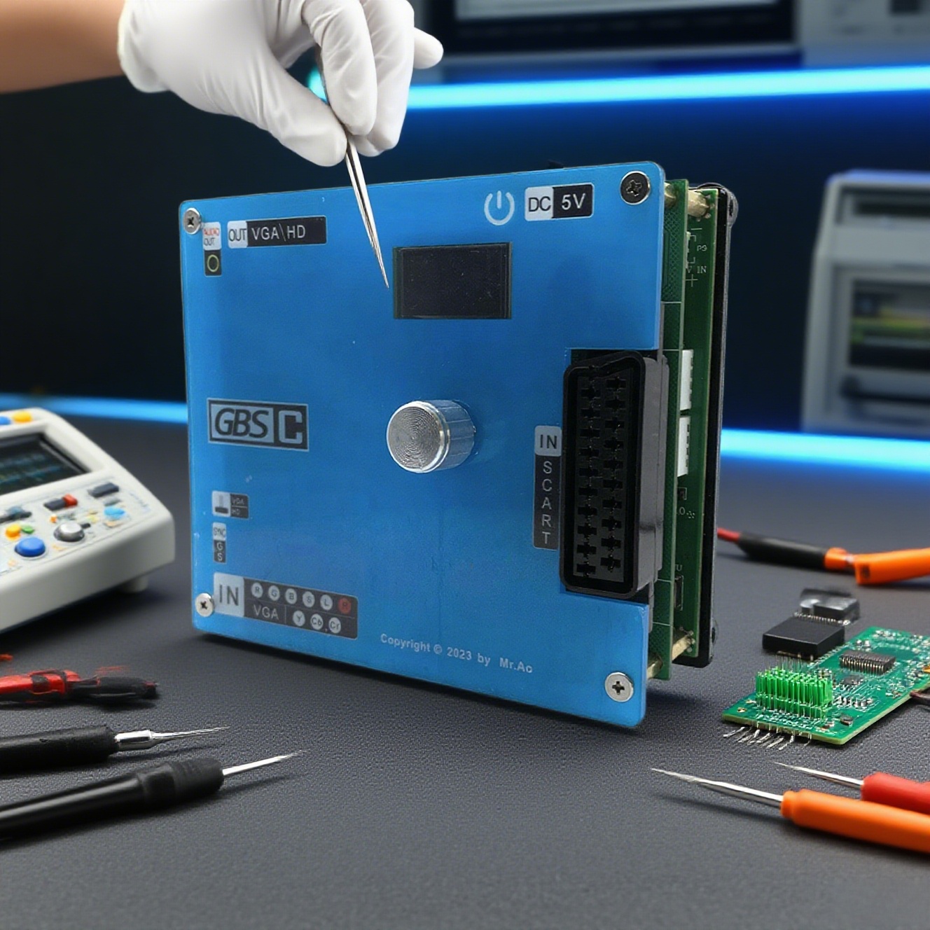 Konwerter sygnału GBS do gier  – Scart To Hdmi recenzja i cena