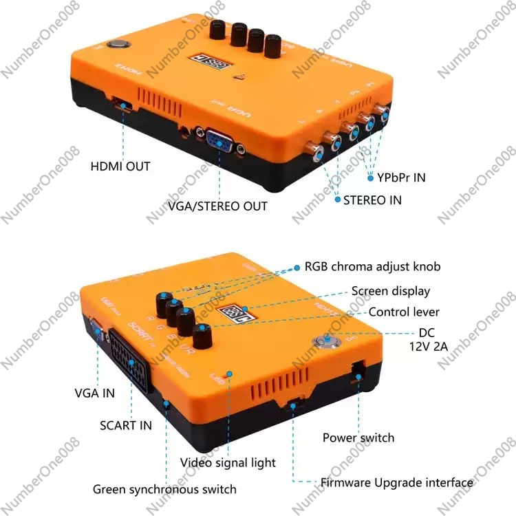 Konwerter wideo RGBS o niskiej – Scart To Hdmi recenzja i cena