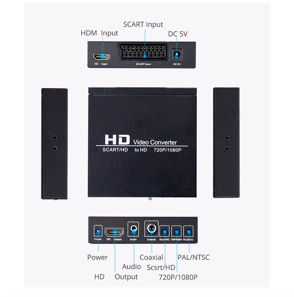 Konwerter wideo SCART HDMI na  – Scart To Hdmi recenzja i cena