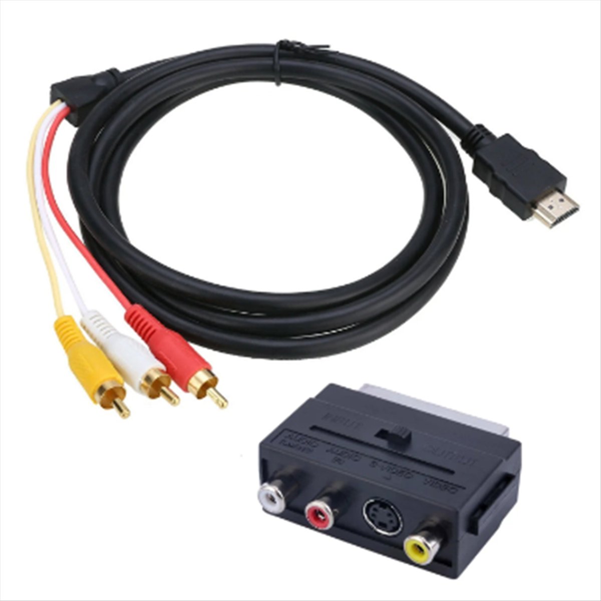 (A32M) Kabel Adapter 2-w-1 HDM – Scart To Hdmi recenzja i cena