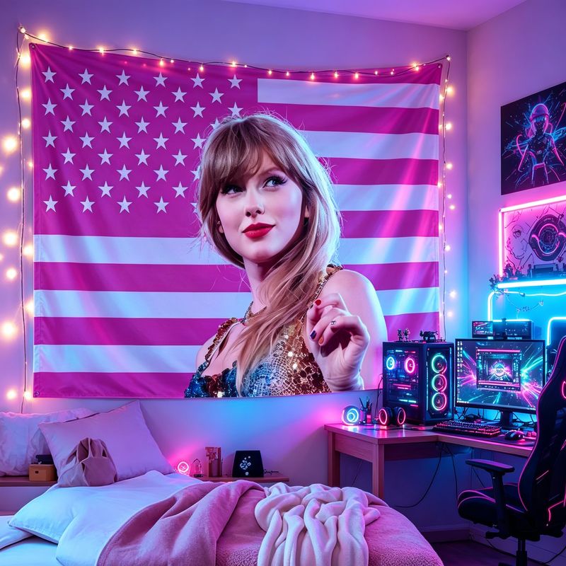 VIKAMA Gobelin z nadrukiem ame – Retro Gaming Room recenzja i cena