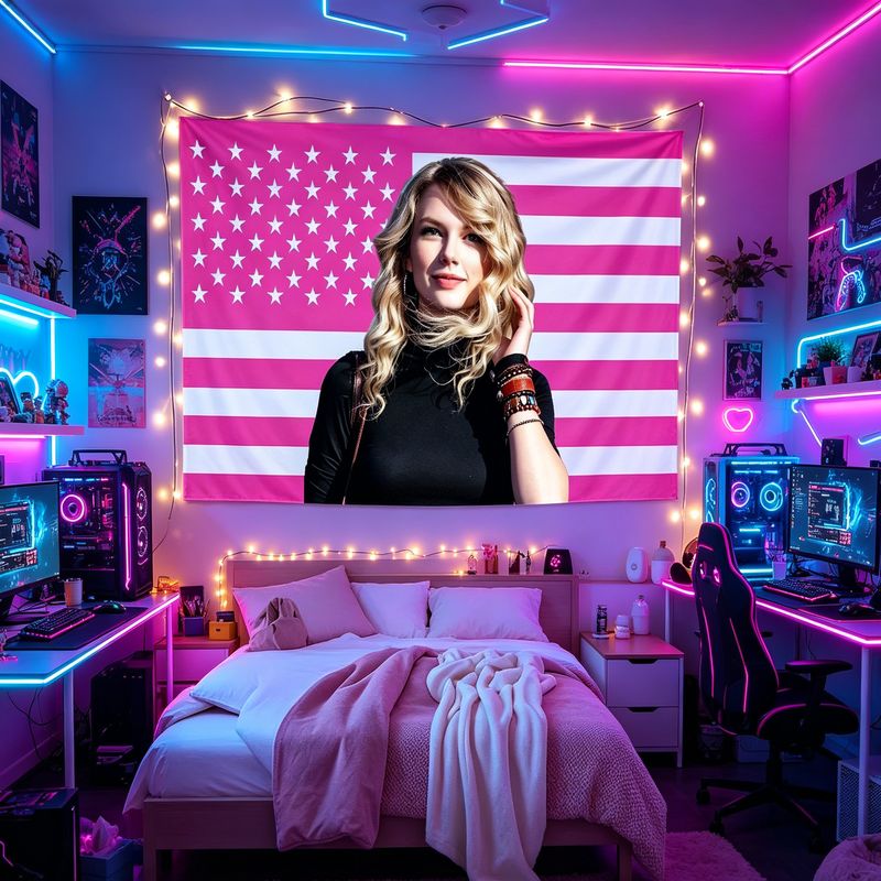 VIKAMA Gobelin z nadrukiem ame – Retro Gaming Room recenzja i cena
