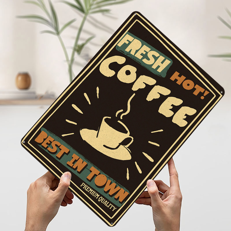 Plakat w stylu vintage z kawia – Retro Gaming Shops recenzja i cena