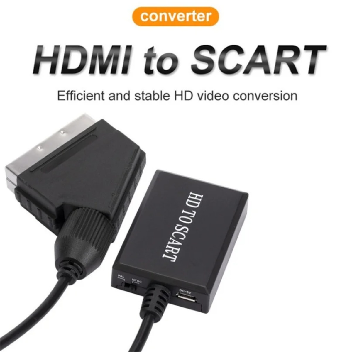 Adapter LccKaa 1080P HDMI na S – Scart To Hdmi recenzja i cena