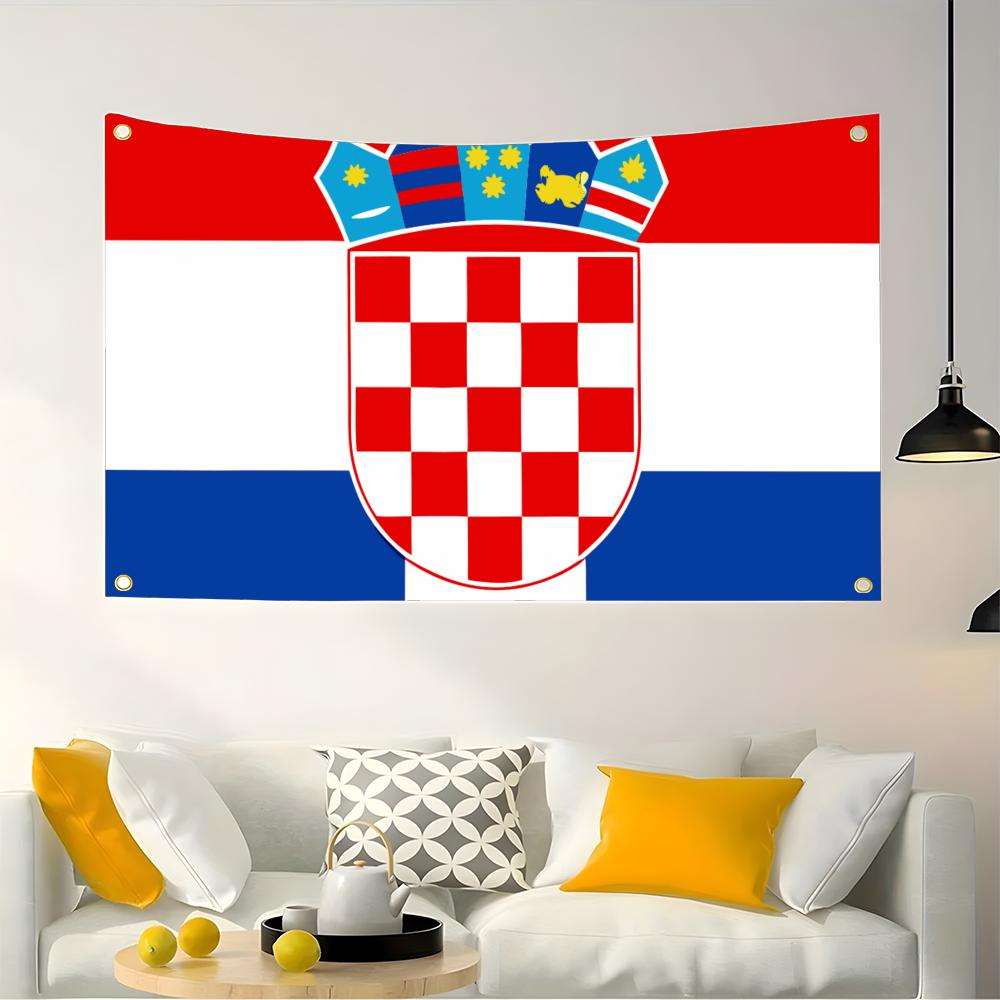 1 szt. Słynna chorwacka flaga, – Retro Gaming Banner recenzja i cena