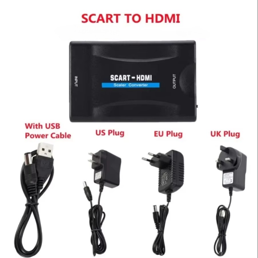 Adapter Full HD 1080P SCART na – Scart To Hdmi recenzja i cena