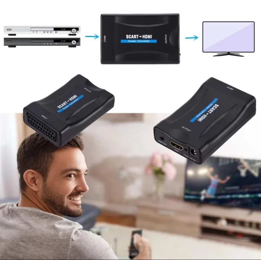 Adapter Full HD 1080P SCART na – Scart To Hdmi recenzja i cena
