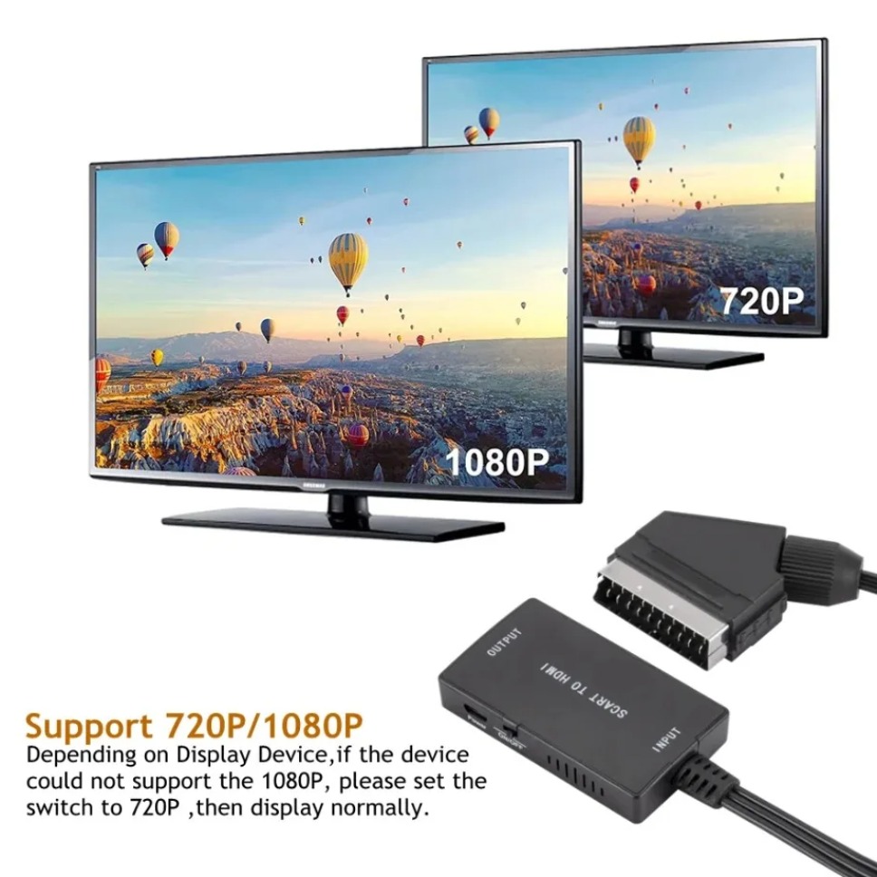 Konwerter HD1080P SCART na HDM – Scart To Hdmi recenzja i cena